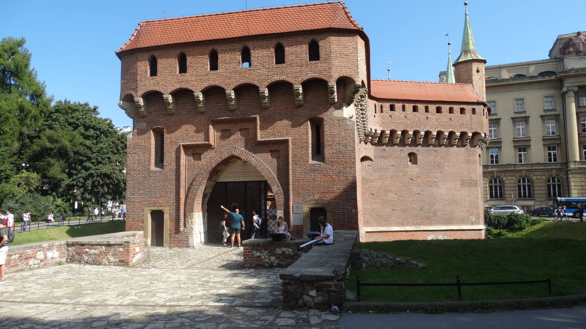 Entrée de la vielle ville de Cracovie
